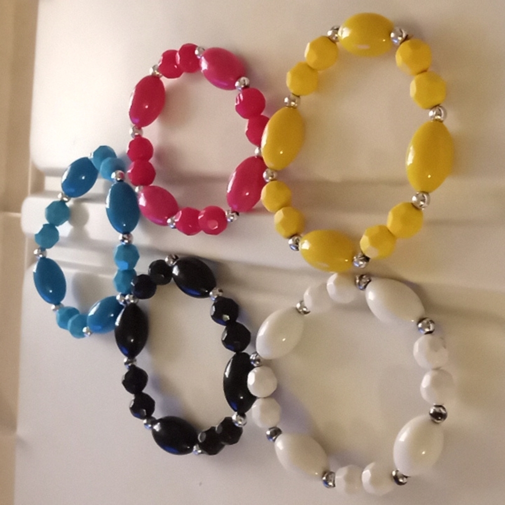 5 piece set bracelets